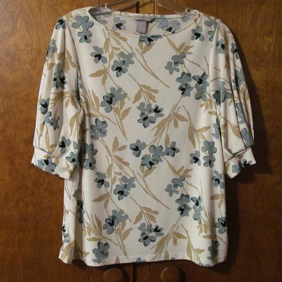 H&M Spring floral pattern top - Size M - Picture 1 of 5